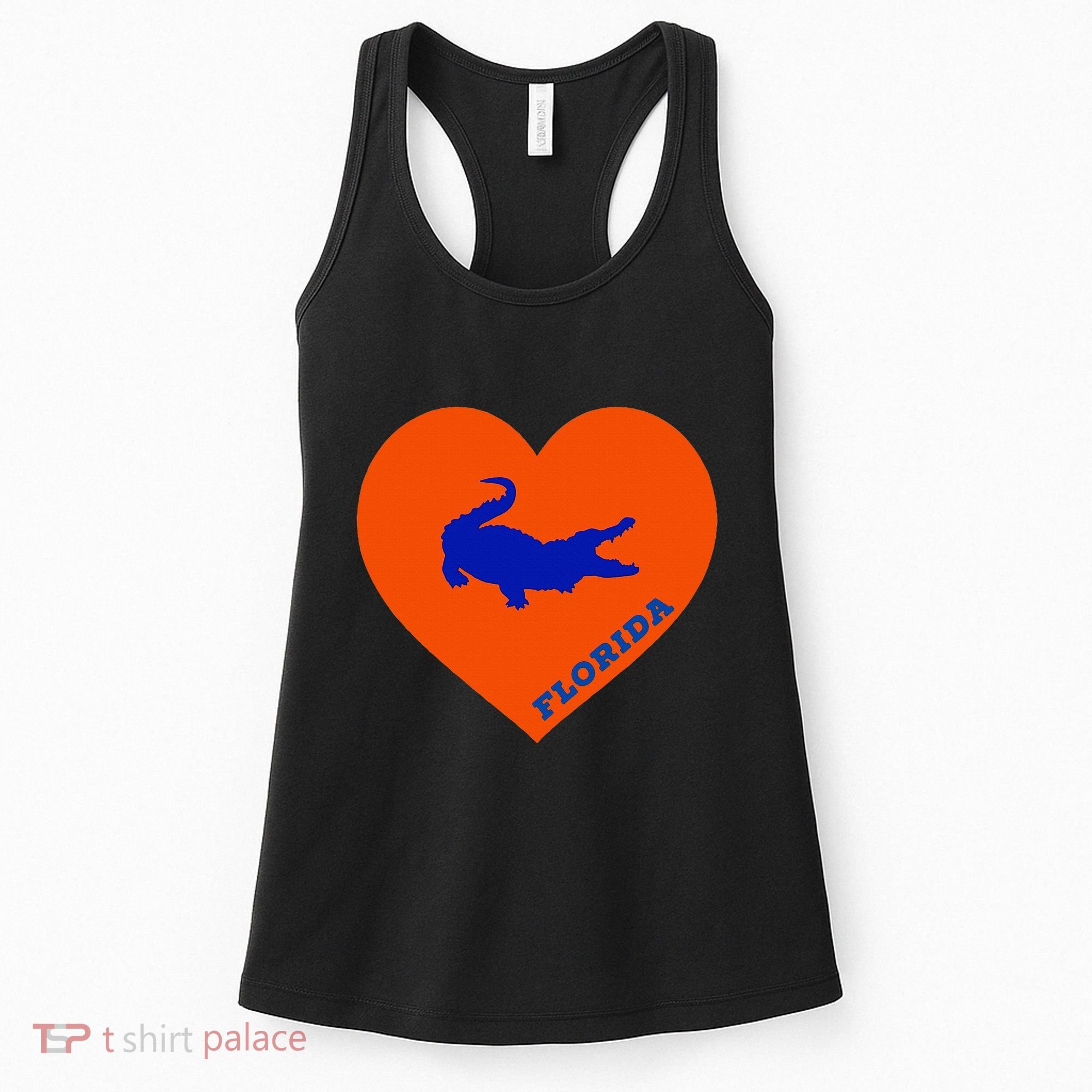 Florida Gator Heart Pillow Bag Women's Tank Top
