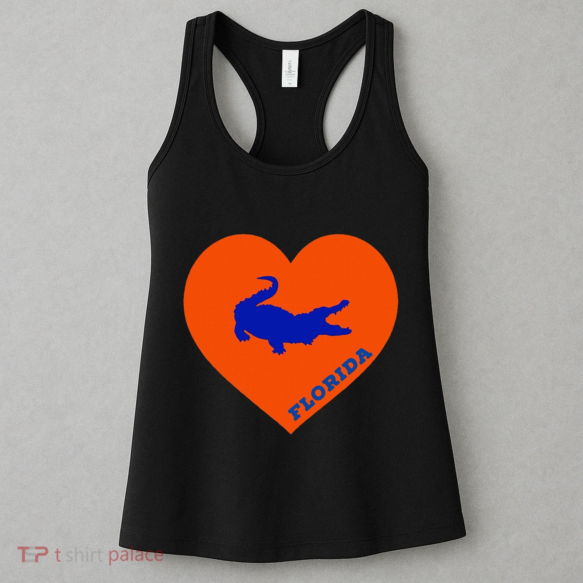 Florida Gator Heart Pillow Bag Women's Tank Top