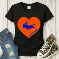 Florida Gator Heart Pillow Bag Women's T-Shirt thumb 3