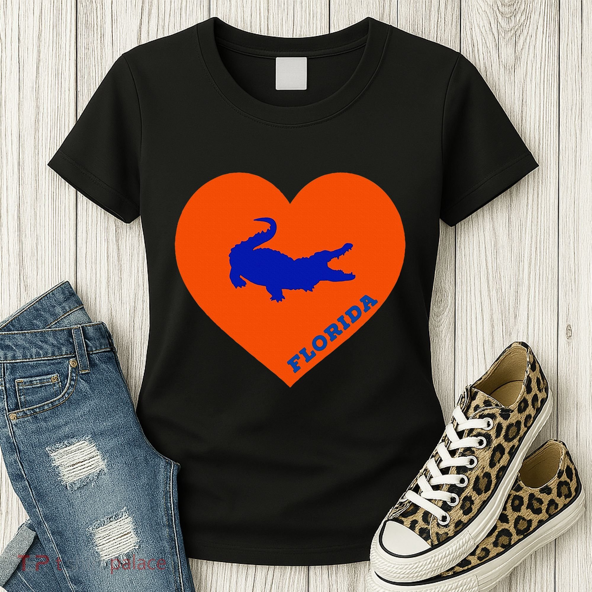 Florida Gator Heart Pillow Bag Women's T-Shirt