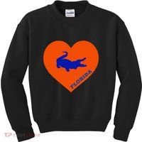 Florida Gator Heart Pillow Bag Kids Sweatshirt thumb 0