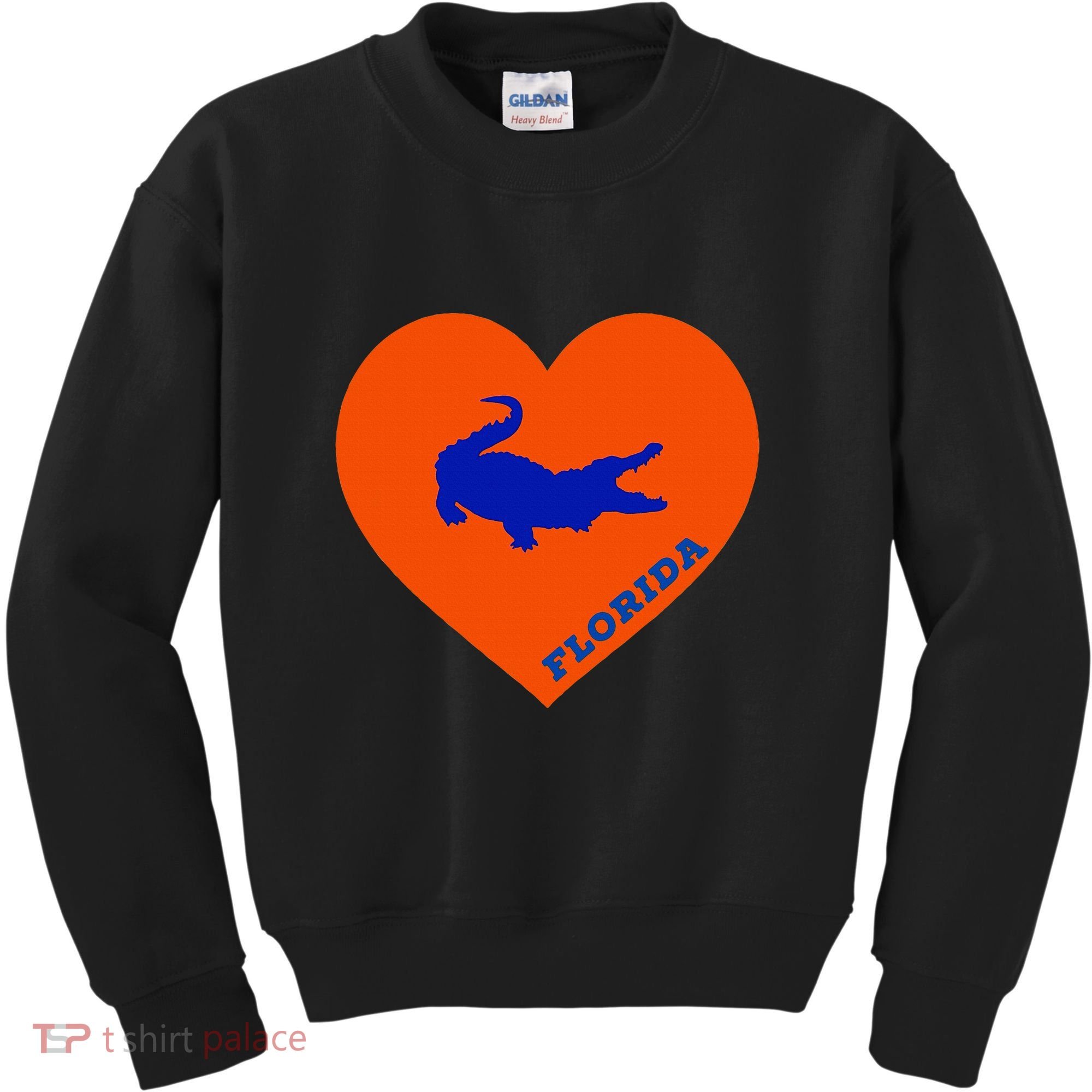 Florida Gator Heart Pillow Bag Kids Sweatshirt