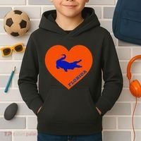 Florida Gator Heart Pillow Bag Kids Hoodie thumb 2