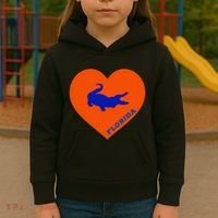Florida Gator Heart Pillow Bag Kids Hoodie thumb 3