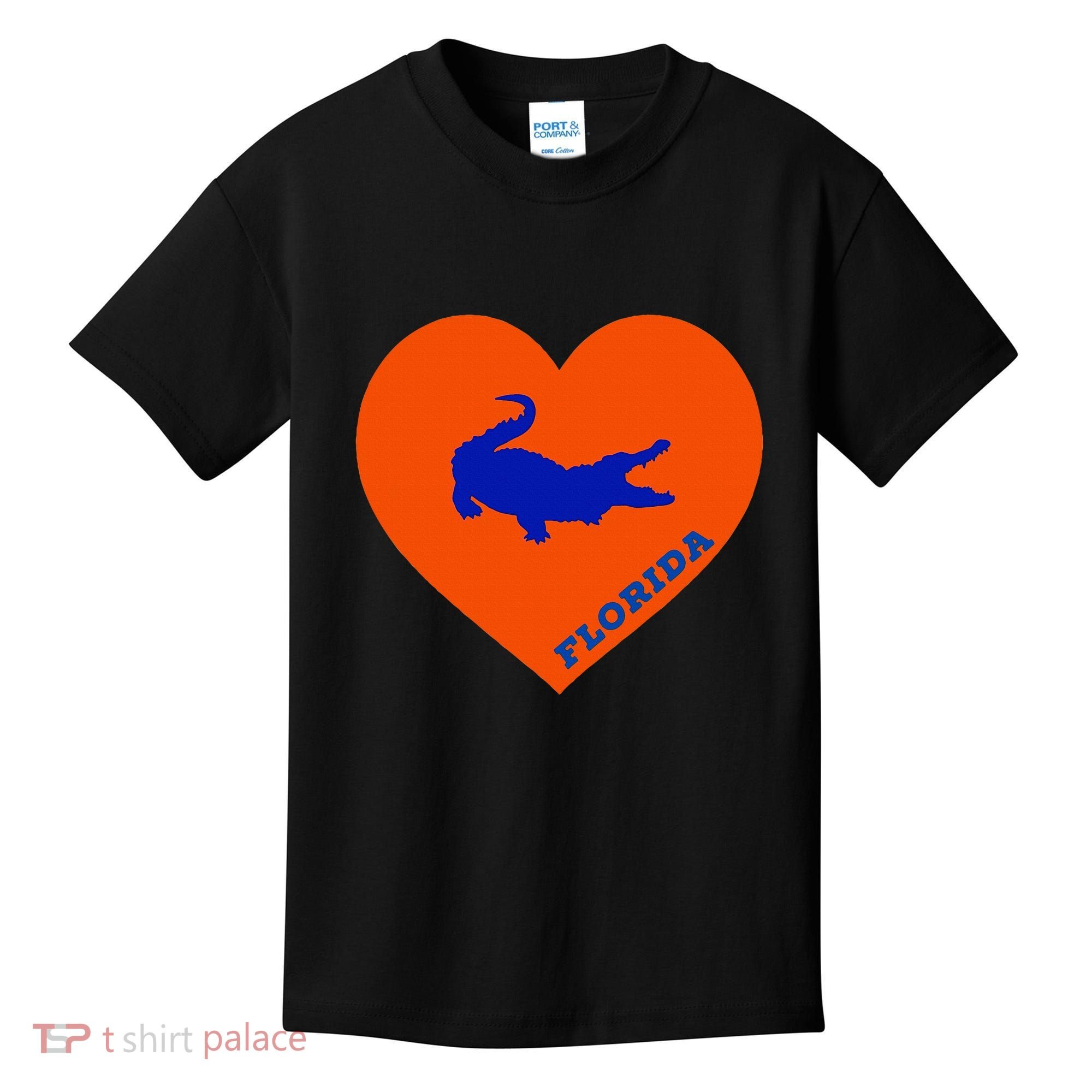 Florida Gator Heart Pillow Bag Kids T-Shirt