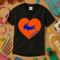 Florida Gator Heart Pillow Bag Kids T-Shirt thumb 3