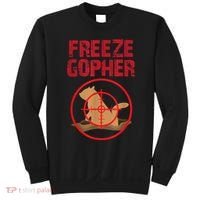 Freeze Gopher Hunting Funny Gopher Hunter Sweatshirt thumb 0