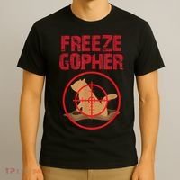 Freeze Gopher Hunting Funny Gopher Hunter T-Shirt thumb 3