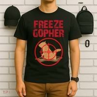 Freeze Gopher Hunting Funny Gopher Hunter T-Shirt thumb 6