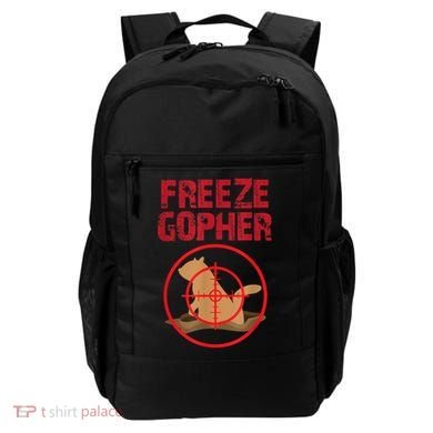 Freeze Gopher Hunting Funny Gopher Hunter Backpack
