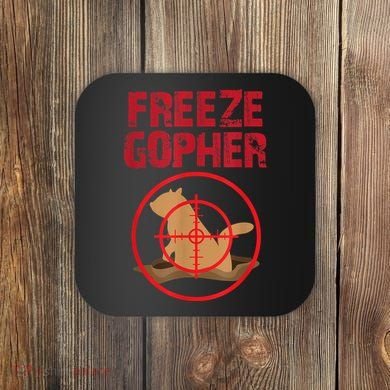 Freeze Gopher Hunting Funny Gopher Hunter Coaster