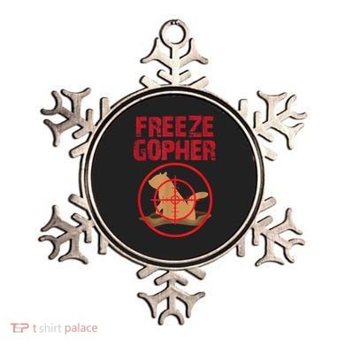 Freeze Gopher Hunting Funny Gopher Hunter Ornament