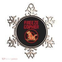 Freeze Gopher Hunting Funny Gopher Hunter Ornament thumb 0