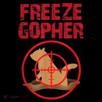 Freeze Gopher Hunting Funny Gopher Hunter Toddler Hoodie thumb 2