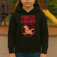 Freeze Gopher Hunting Funny Gopher Hunter Kids Hoodie thumb 3