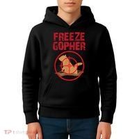 Freeze Gopher Hunting Funny Gopher Hunter Kids Hoodie thumb 4