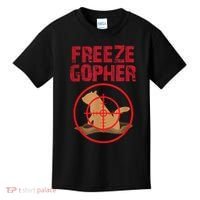 Freeze Gopher Hunting Funny Gopher Hunter Kids T-Shirt thumb 0