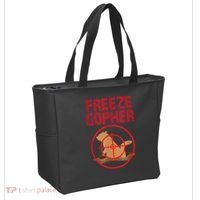 Freeze Gopher Hunting Funny Gopher Hunter Tote Bag thumb 2