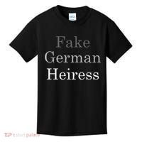 Fake German Heiress Funny Meme Kids T-Shirt thumb 0