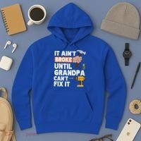 Funny Grandpa Handyman Hardware Store Tools Ain't Broke Great Gift Hoodie thumb 3