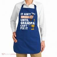 Funny Grandpa Handyman Hardware Store Tools Ain't Broke Great Gift Apron thumb 2