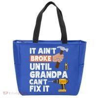 Funny Grandpa Handyman Hardware Store Tools Ain't Broke Great Gift Tote Bag thumb 0