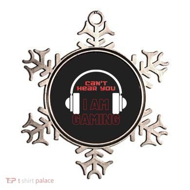 Funny Gamer Headset I Can't Hear You I'm Gaming Ornament