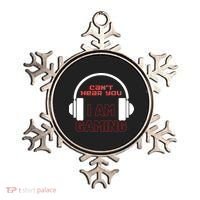 Funny Gamer Headset I Can't Hear You I'm Gaming Ornament thumb 0
