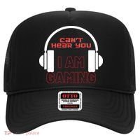 Funny Gamer Headset I Can't Hear You I'm Gaming Hat thumb 0