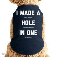 Funny Golf Hole In One Golf Gag Gifts Doggie Tank thumb 0