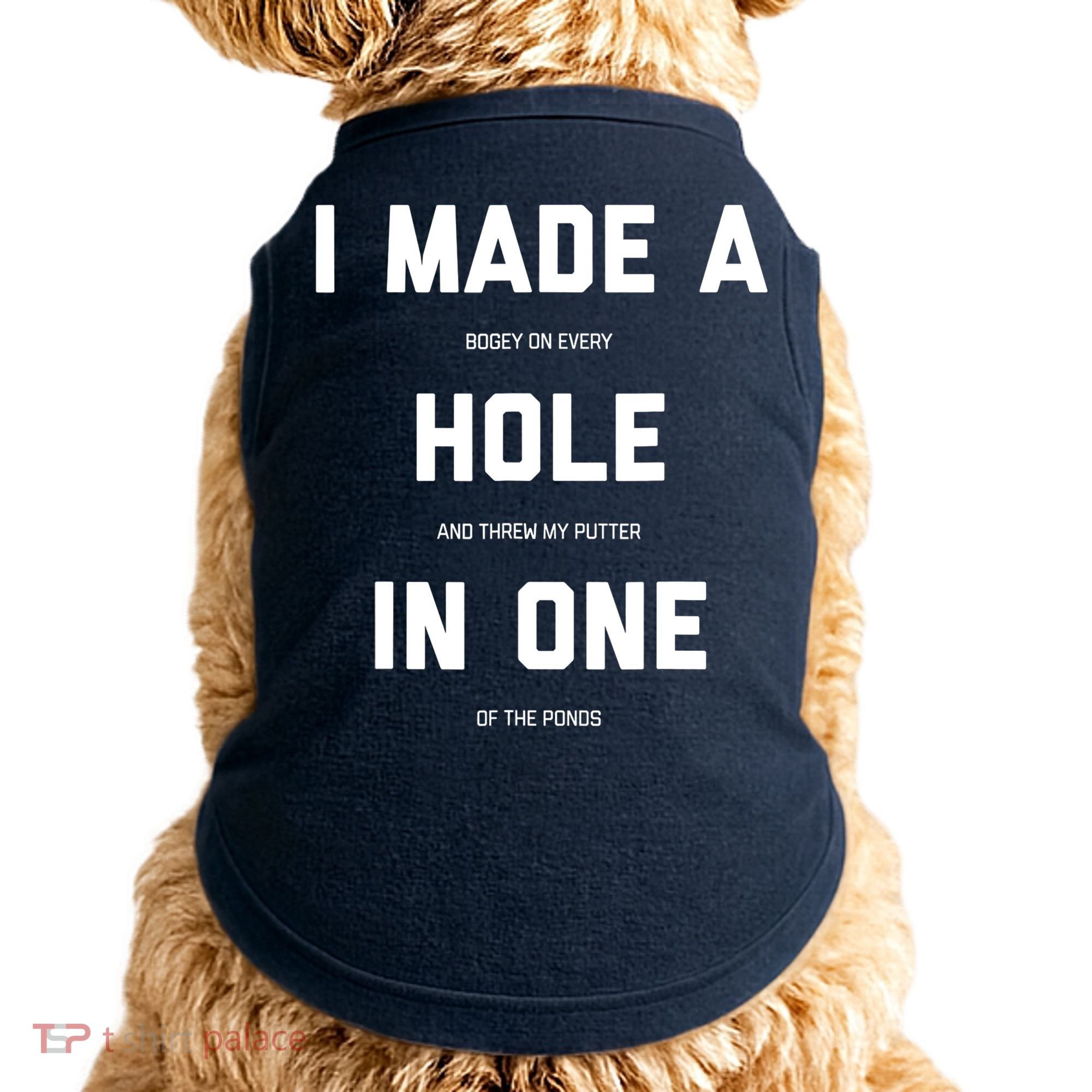 Funny Golf Hole In One Golf Gag Gifts Doggie Tank