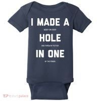 Funny Golf Hole In One Golf Gag Gifts Baby Bodysuit thumb 0