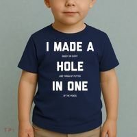 Funny Golf Hole In One Golf Gag Gifts Toddler T-Shirt thumb 2