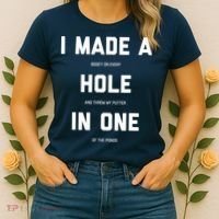 Funny Golf Hole In One Golf Gag Gifts Women's T-Shirt thumb 2