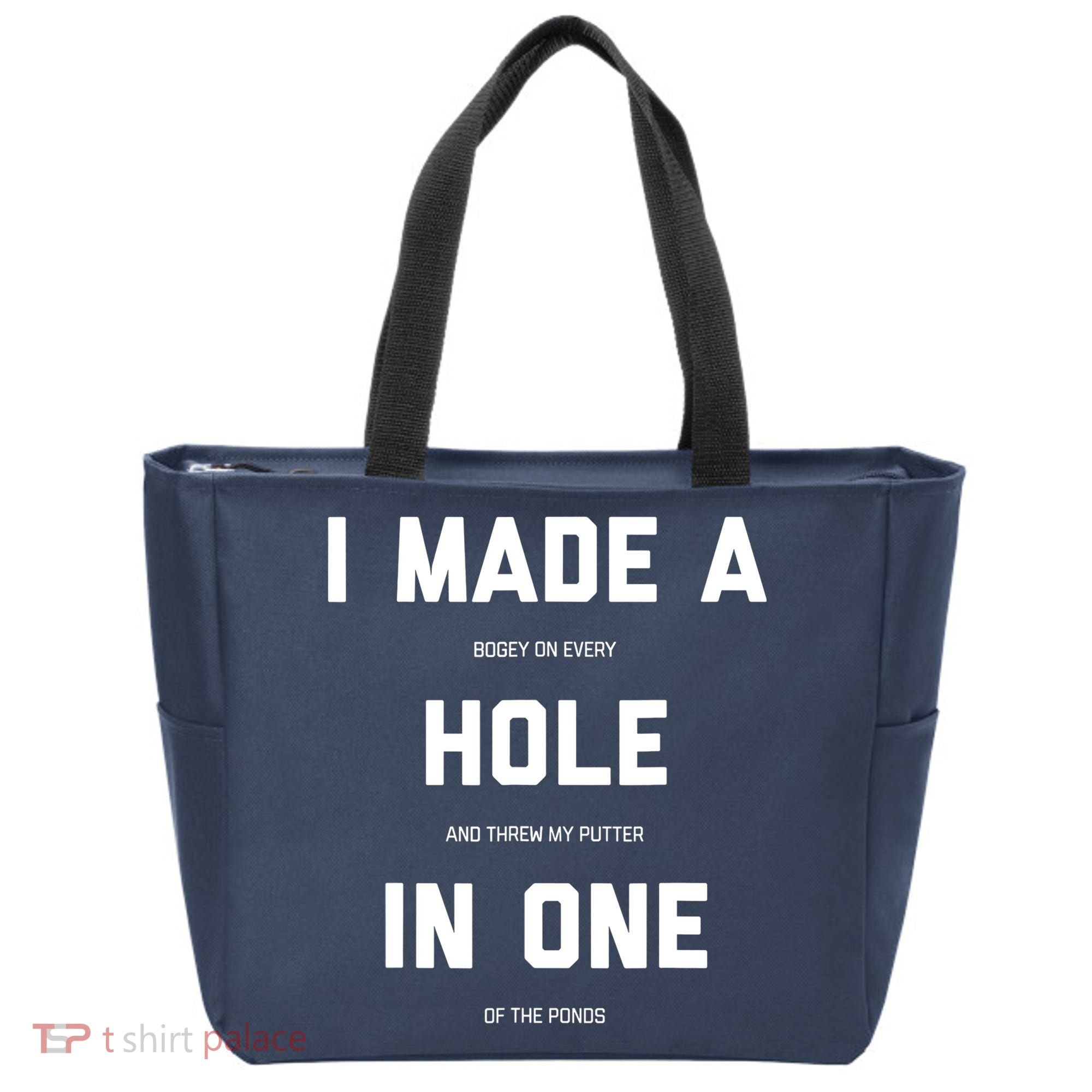 Funny Golf Hole In One Golf Gag Gifts Tote Bag