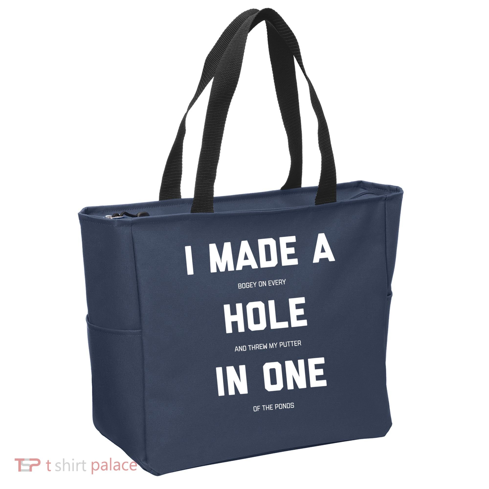 Funny Golf Hole In One Golf Gag Gifts Tote Bag