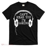 Funny Gamer Headset I Cant Hear You Im Gaming T-Shirt thumb 0