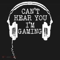 Funny Gamer Headset I Cant Hear You Im Gaming Women's Hoodie thumb 2