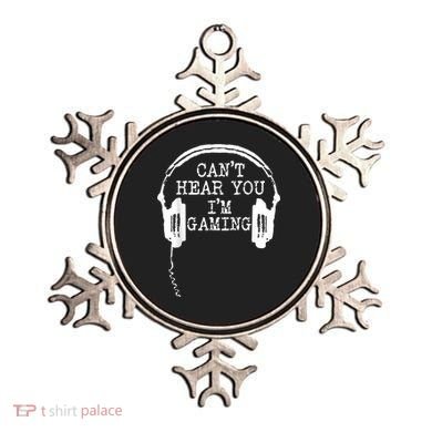 Funny Gamer Headset I Cant Hear You Im Gaming Ornament