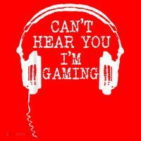 Funny Gamer Headset I Cant Hear You Im Gaming Santa Hat thumb 1