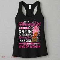February Girl I'm Not A One In A Million Birthday Queen Gift Women's Tank Top thumb 3