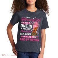 February Girl I'm Not A One In A Million Birthday Queen Gift Kids T-Shirt thumb 2