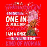 February Girl I'm Not A One In A Million Birthday Queen Gift Santa Hat thumb 1