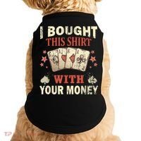 Funny Gambling I Poker Card Player Gaming Icon Tee Doggie Tank thumb 0