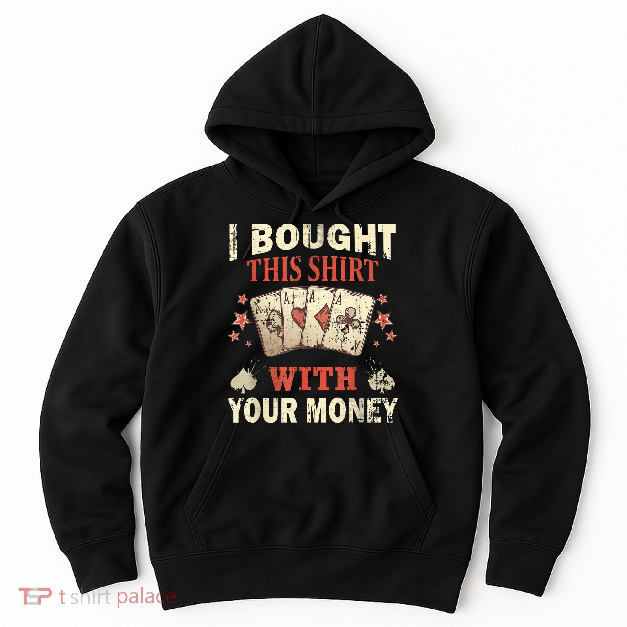 Funny Gambling I Poker Card Player Gaming Icon Tee Hoodie