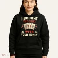 Funny Gambling I Poker Card Player Gaming Icon Tee Hoodie thumb 5