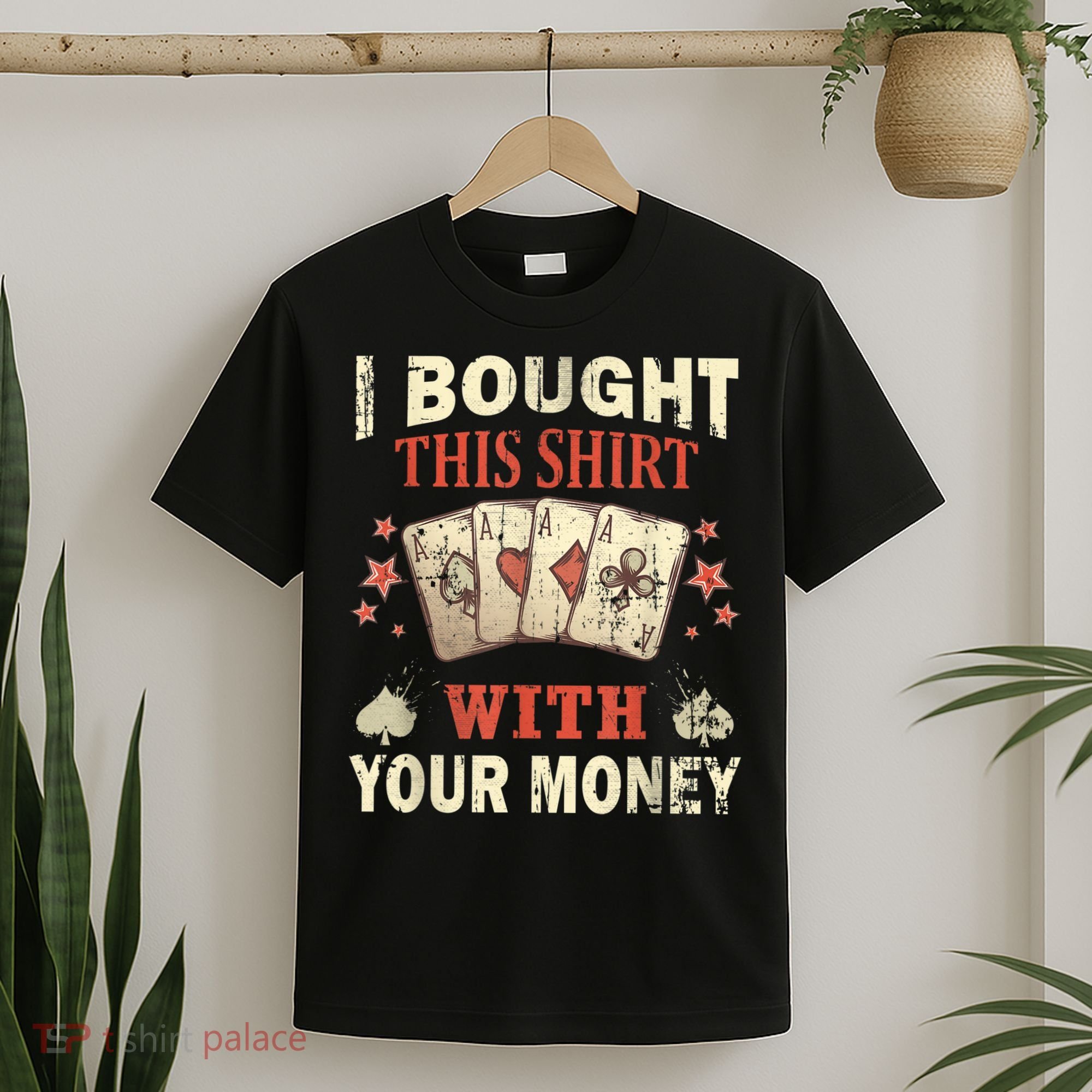 Funny Gambling I Poker Card Player Gaming Icon Tee T-Shirt