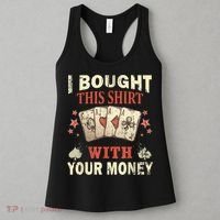 Funny Gambling I Poker Card Player Gaming Icon Tee Women's Tank Top thumb 3