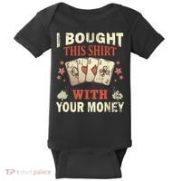 Funny Gambling I Poker Card Player Gaming Icon Tee Baby Bodysuit thumb 0