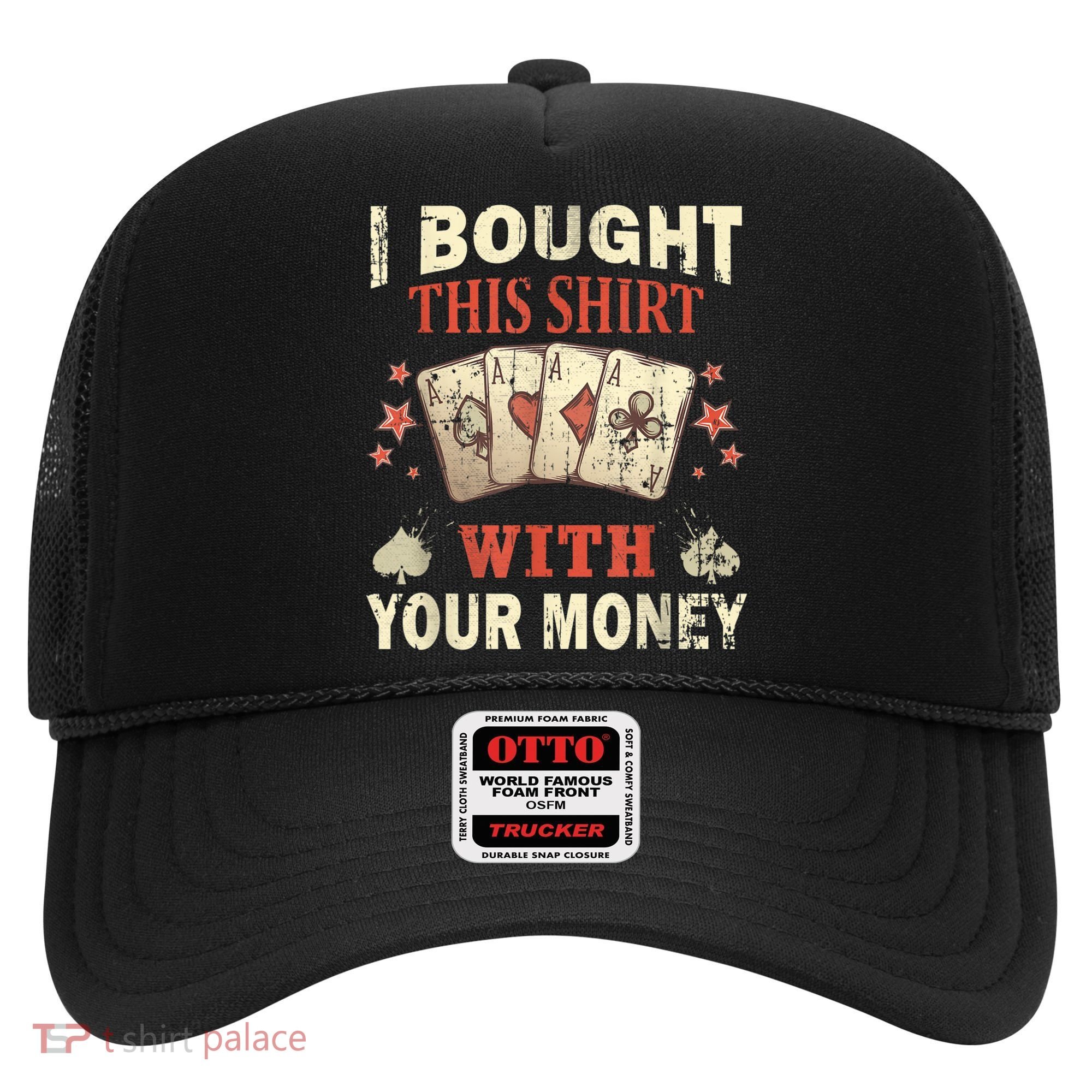 Funny Gambling I Poker Card Player Gaming Icon Tee Hat